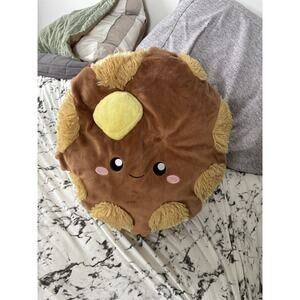 Squishable Stacked Pancakes 9" Food Plush With Butter Pat Kawaii Smiling